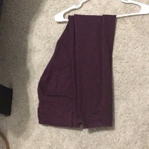 Maroon Jeggings